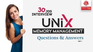 UNIX Memory Management Interview Questions and Answers 2019 Part-1 | UNIX Memory Management