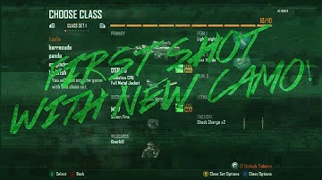 FIRST SHOT WITH NEW CAMO! (Weaponized 115)