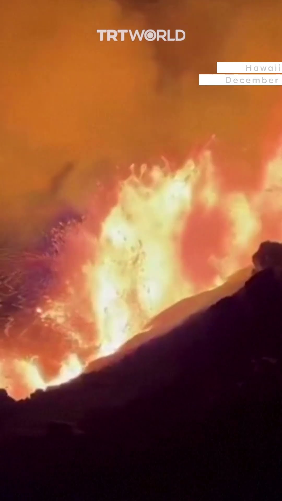 A crater in Hawaii’s Kilauea Volcano erupts for second time this year
