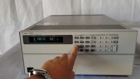 Agilent N 3300 A System DC Electronic Load (A# 66545)