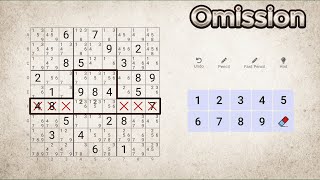 Omission Technique Full Explanation | Sudoku | English