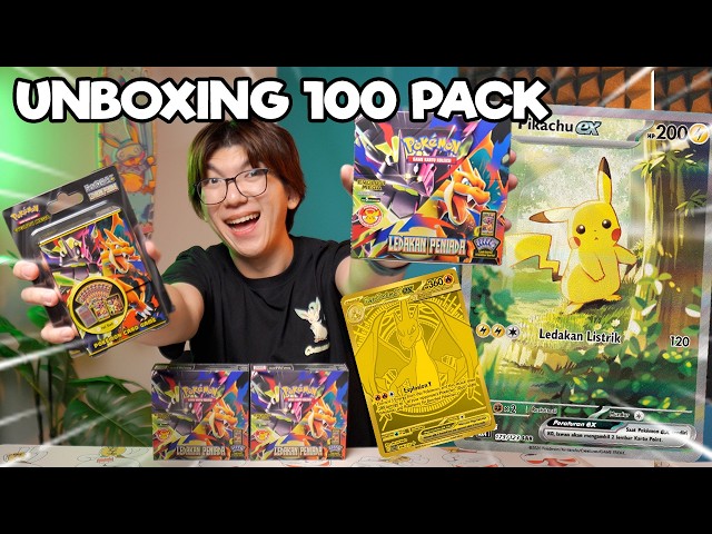 SERI SUPER BAGUS INI MERESAHKAN UNBOXING 100 PACK LEDAKAN