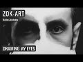 Drawing my self portrait pt 2  the eyes  timelapse