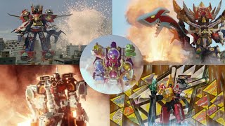 All Power Rangers Ultrazord Transformation & Finishers