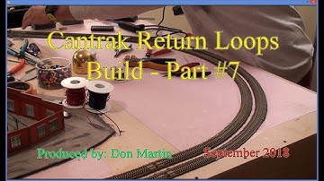 N Scale Cantrak Reverse Loop Build Part 7