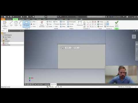 Autodesk Inventor Basics Tutorial Part 2 - YouTube