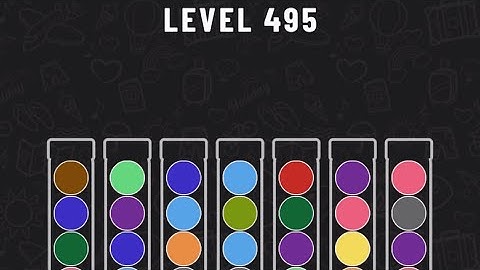 Ball Sort Puzzle Level 495 #ballsortpuzzle #ballsortpuzzlegameplay #puzzlegame #mobilegames