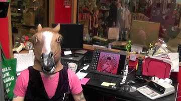 Dramatic Office Horse Mask - Archie McPhee