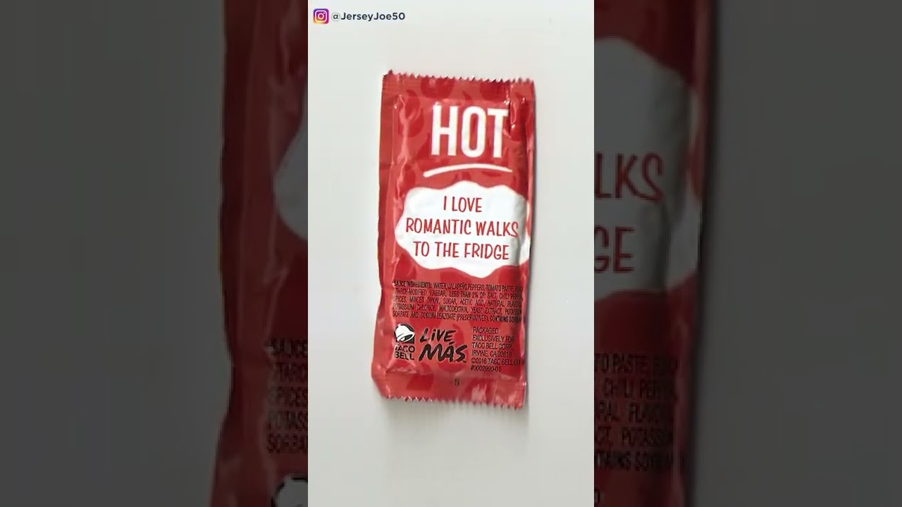 CLIP Funny Taco Bell Sauce Packets shorts shortsvideo YouTube CLIP Funny Taco Bell Sauce Packets shorts shortsvideo YouTube