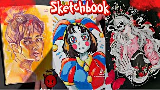 Sketchbook drawing and doodle ideas | Sketchbook Ideas 2024 | ART compilation #68