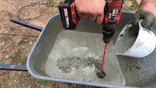 MIXING FIRST BATCH OF CHINKING FOR 194 YEAR OLD LOG CABIN | DIY LOG CABIN CHINKING