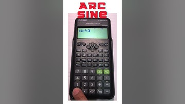 Inverse sine in scientific calculator #calculator #trigonometry