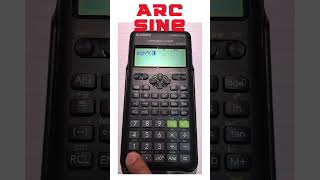 Inverse sine in scientific calculator #calculator #trigonometry screenshot 5