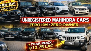 UNREGISTERED Mahindra Cars🔥 Thar Roxx In Heavy Discount | Black Scorpio N | 5 Lac Off screenshot 5