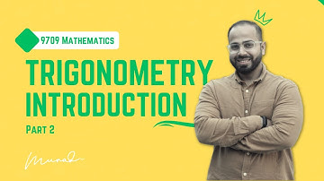 Trigonometry Introduction | Part 2 | As Level 9709 | Trigonometric Graphs | Identities | Concept