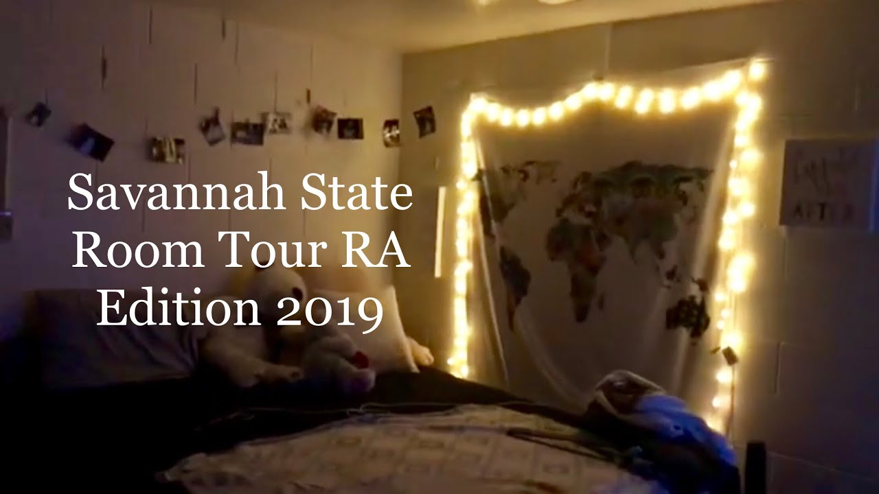 College Dorm Room Tour Savannah State RA Edition - YouTube