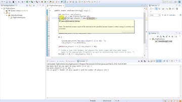 04 - Java Programming (Pig Dice Game) - Setting Up The Players (Solution)