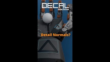 DECALmachine - Matching Detail Normals #b3d #blender3d #blendercommunity