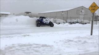 YXZ 1000 R RIPPING THE SNOW