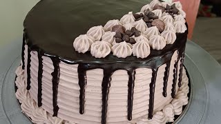 cream chocolate ganache cake #monika# please subscribe my YouTube channel