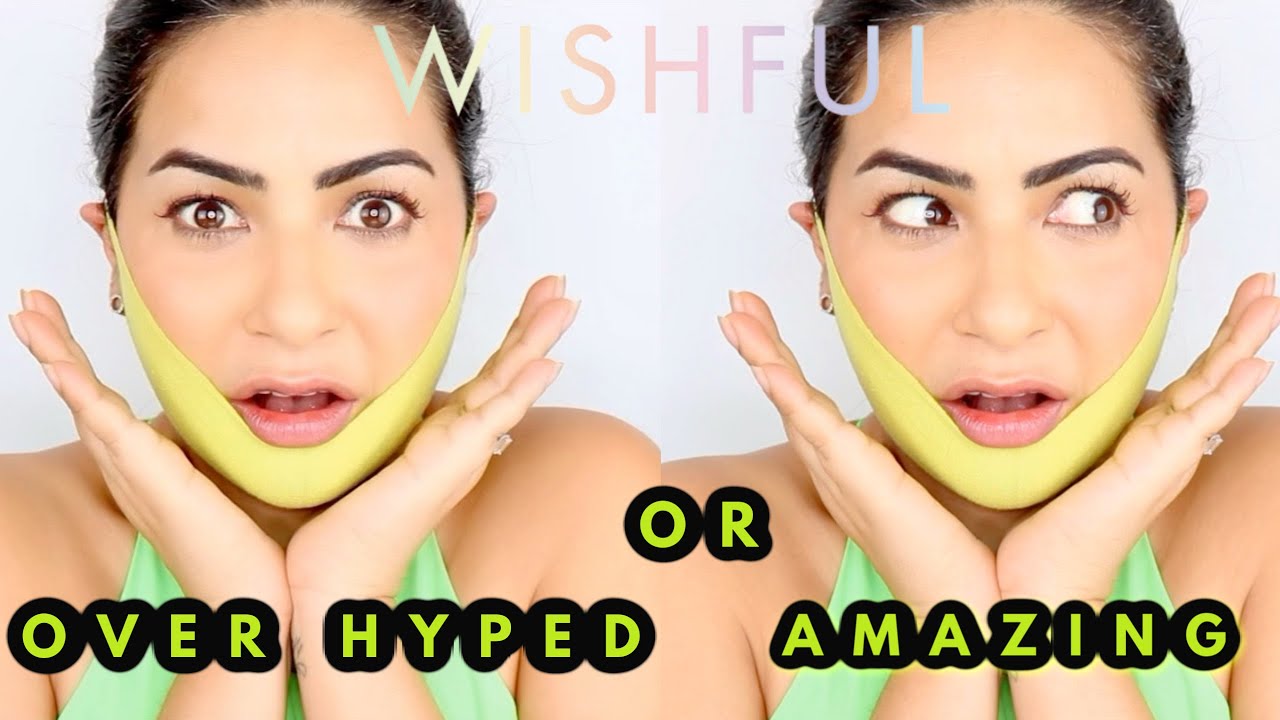 WISHFUL CHIN LIFT SCULPTING SHEET MASK DOES IT WORK?? YouTube