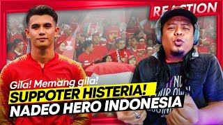 Gilaa ‼️ Reaksi Suporter Indonesia Saat Nadeo Save Penalty Singapura 😱 | 🇲🇾 Reaction