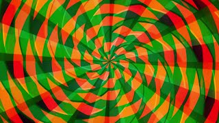 Trippy Hypno Spiral Green & Red VJ Loop Effect | FREE DOWNLOAD