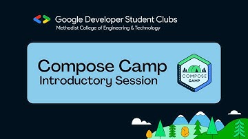 Compose Camp #1 Introductory Session Highlights | GDSC MCET