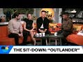 Outlander Cast - AM 2 DM - Sam Heughan, Sophie Skelton, and Rik Rankin with Saeed Jones