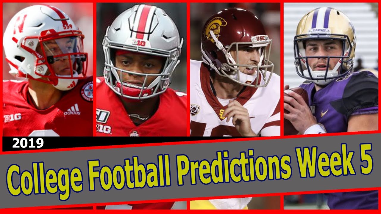College Football Predictions Week 5 YouTube