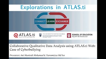 IQRT Webinar Series: Collaborative Qualitative Data Analysis using ATLAS.ti Web, Cyberbullying Case