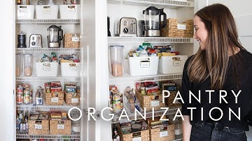 REALISTIC PANTRY ORGANIZATION | Organize My Pantry with Me!