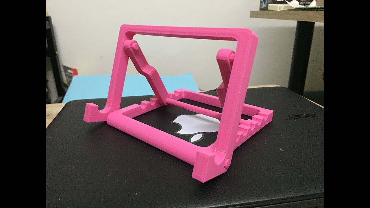 ทำเอง ที่วาง ipad แท็บเล็ต โทรศัพท์ จากเครื่องพิมพ์ 3D printer YouTube