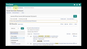 How to Search Multiple Databases in ProQuest