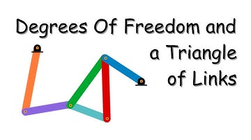 Deal with a triangle of links with revolute joints when finding the degrees of freedom in a system