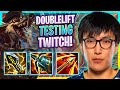 Doublelift testing twitch  doublelift plays twitch adc vs ezreal  preseason 2023