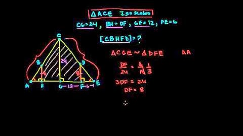 03   Solving problems with similar and congruent triangles   01   Finding area using similarity and