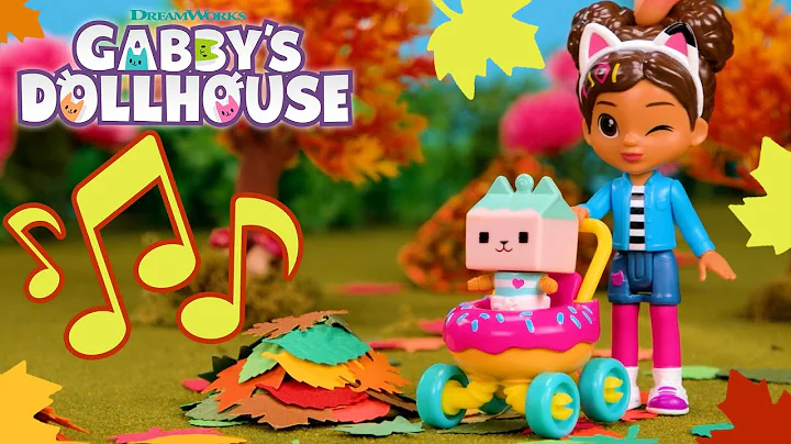 CRUNCH CRUNCH! 🍂 The Satisfying Sound of Fall Leaves! | GABBY'S DOLLHOUSE TOY PLAY ADVENTURES