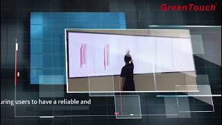 Easy assemble 27 to 300 inches multi touch points infrared interactive ir touch screen frame.