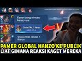 O Mak Global Hanzo , Keren Bang ! Liat Gimana Reaksi Kaget Publik Ketika Meliat Global Hanzo ku!