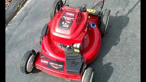 Carburetor Cleaning & TUNE-UP of Toro 6.5HP Lawnmower with Tecumseh Engine