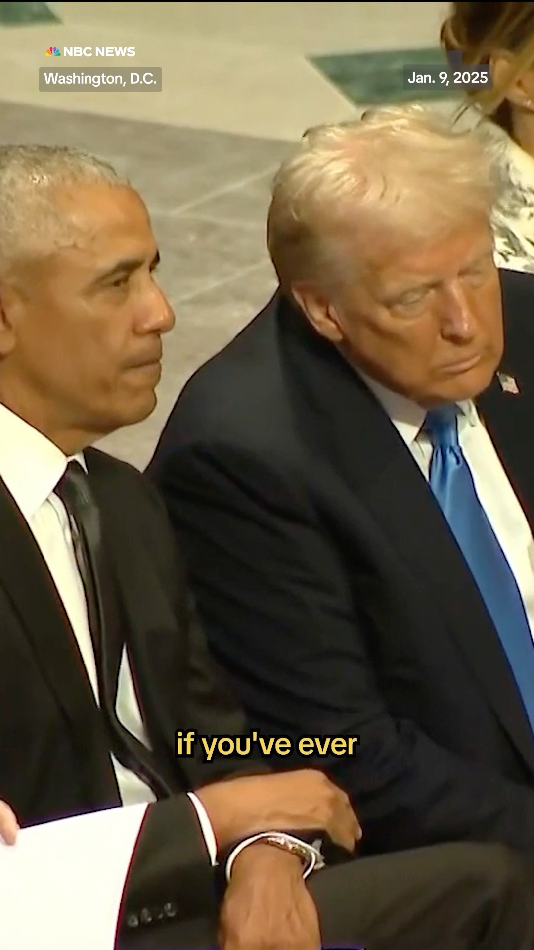 Former President Obama and President-elect Trump appear to have a lengthy conversation