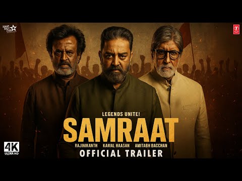 SAMRAAT Hindi Trailer Amitabh Bachchan Rajinikanth Kamal Haasan New Movies Trailer 2025