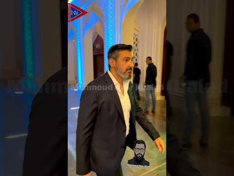 ياسر جلال في عزاء والد احمد صلاح حسني