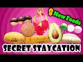 How to get all new room foods 8 foods locations in secret staycation  roblox secret staycation