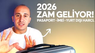 Yurt Dışı Planı Olanlar İzlesin Pasaport, Imei Ve Yurt Dışı Çıkış Harcı Ücretlerine Zam Geli̇yor