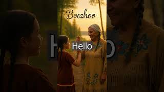 Boozhoo Say Hello The Ojibwe Way
