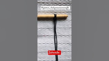 how to make macrame keychain|catspow knot #shortsfeed #apoorva_shakyamacramecrafts #macramekeychain