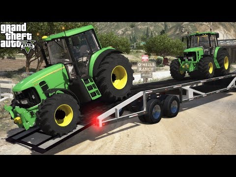 gta-5-real-life-mod-#216-delivering-john-deere-6230-farming-tractors-to-the-o'neil-ranch