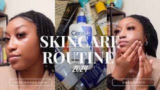 MY MORNING SKINCARE ROUTINE | oily & acne prone skin 2024